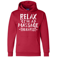 Massage Therapist Hipster Quote Champion Hoodie | Artistshot