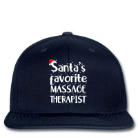 Santas Favorite Massage Therapist Funny Christmas Printed Hat | Artistshot