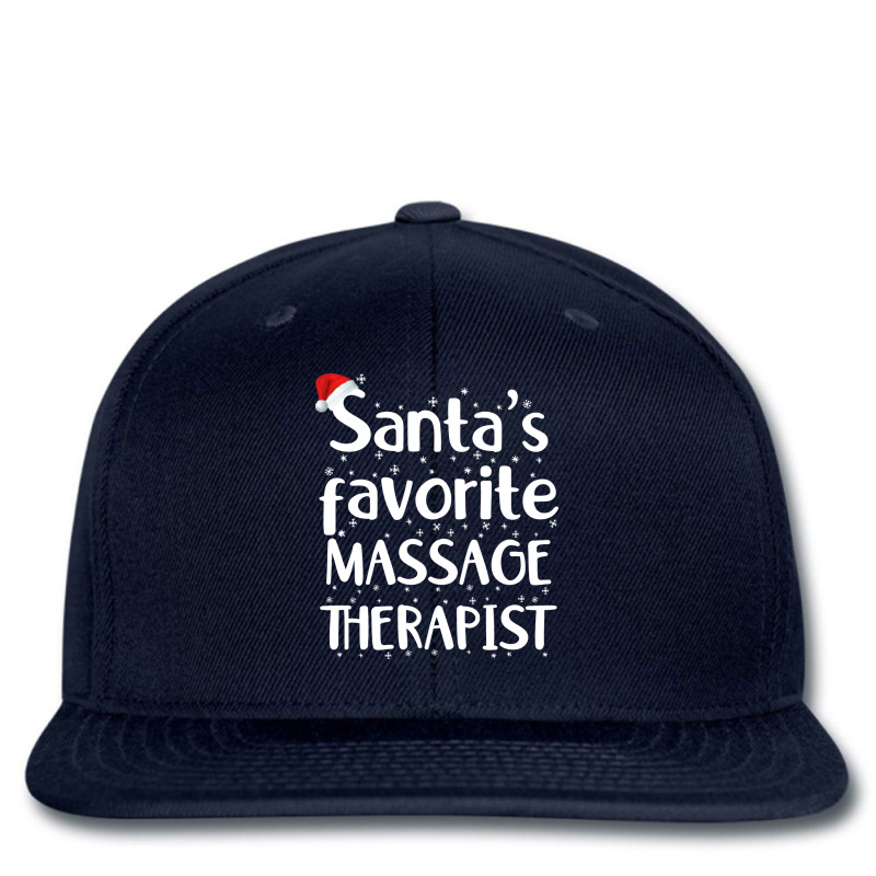 Santas Favorite Massage Therapist Funny Christmas Printed hat by auleyylgh | Artistshot