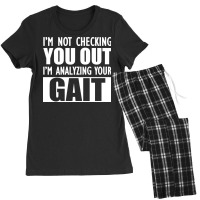 Physical Therapist Im Not Checking You Out Im Anal Women's Pajamas Set | Artistshot