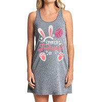 Bunny Speech Language Therapist Slp Happy Easter E Tank Dress | Artistshot