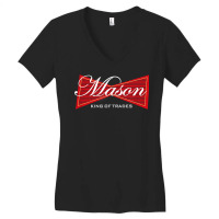 Funny Brick Mason T Shirt Bricklayer Masonry Gift Tee Women's V-neck T-shirt | Artistshot