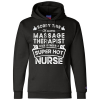 Sorry This Massage Therapist Is Taken Vintage Champion Hoodie | Artistshot