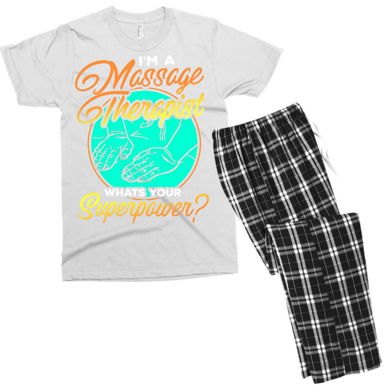 Massage Therapist Aesthetic Men's T-shirt Pajama Set by spaicperrasu | Artistshot