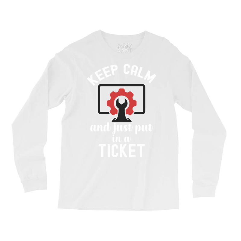 Help Desk Technician, Computer Technician129 Long Sleeve Shirts | Artistshot