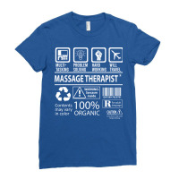 Massage Therapist T  Multitasking Certified Job Gi Ladies Fitted T-shirt | Artistshot