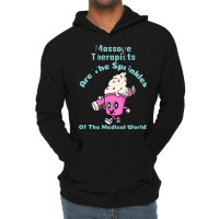 Massage Therapist Vintage Retro Funny Art Gift Ide Lightweight Hoodie | Artistshot