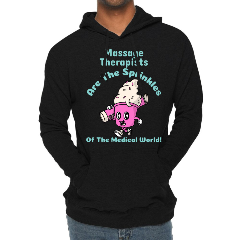 Massage Therapist Vintage Retro Funny Art Gift Ide Lightweight Hoodie by kiklymieth | Artistshot