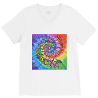 Retro Grateful Design V-neck Tee | Artistshot