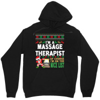 Massage Therapist  Ugly Christmas Massage Therapis Unisex Hoodie | Artistshot