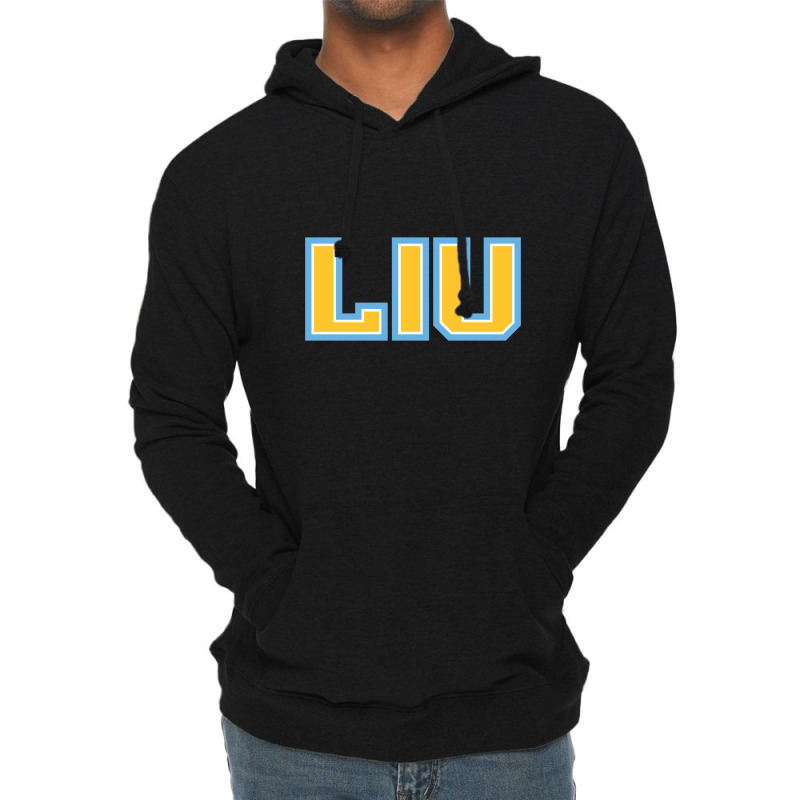 Liu Gold Wordmark Lightweight Hoodie by SportZen | Artistshot