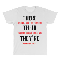 funny teacher grammar lesson | black All Over Men's T-shirt | Artistshot