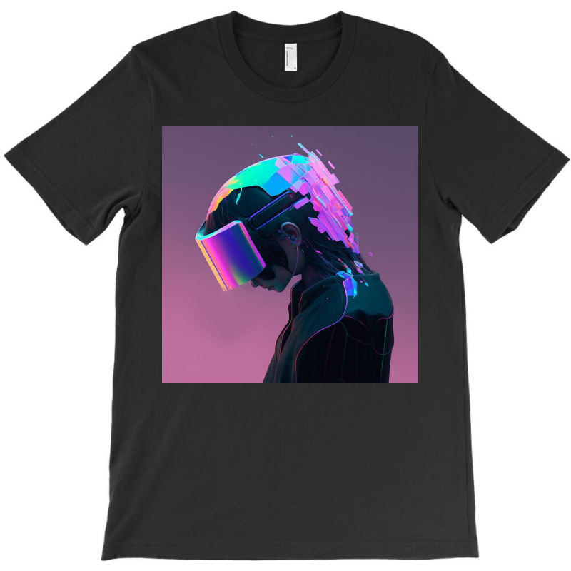 Holographic Non Player Character Sad T-shirt | Artistshot