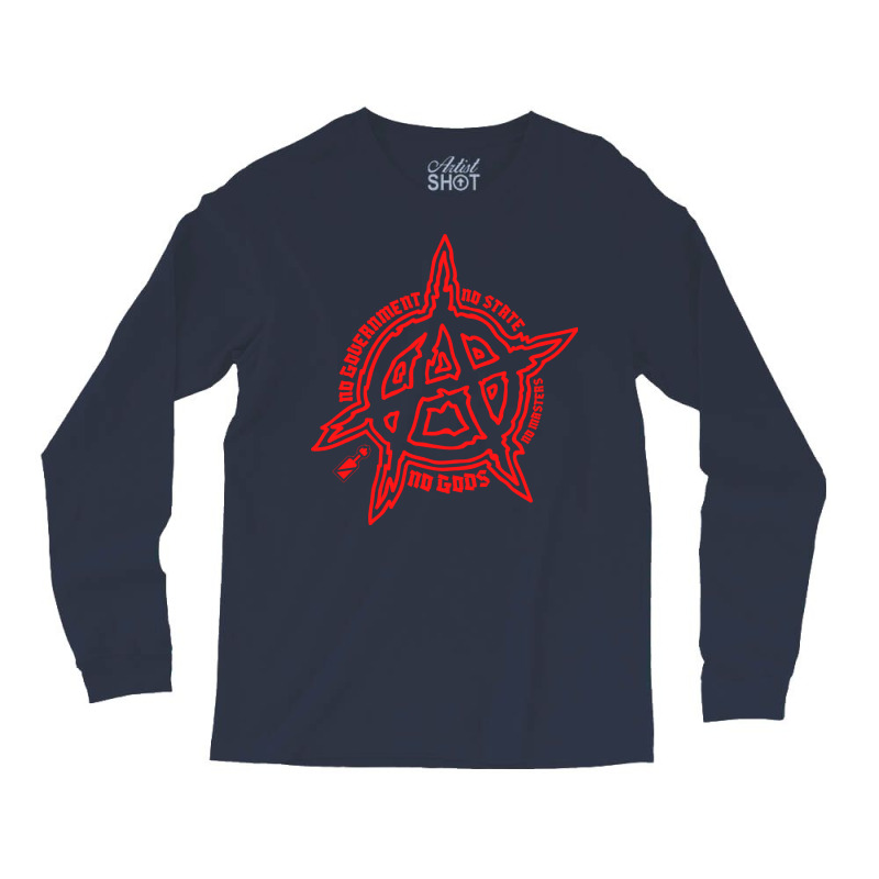 Anarchy Symbol Anarchist 70s Long Sleeve Shirts by zeynelntiwaam | Artistshot