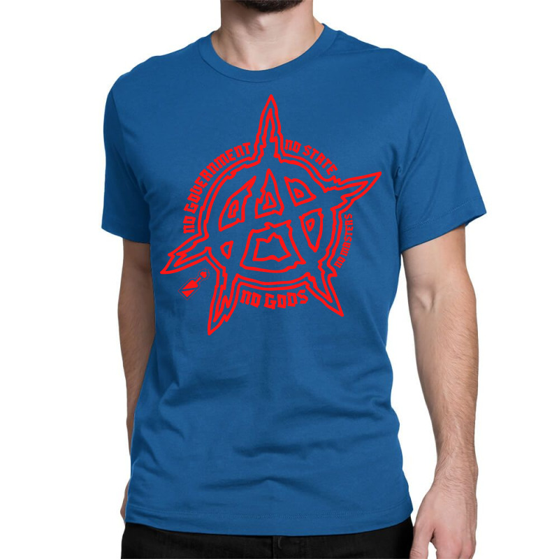 Anarchy Symbol Anarchist 70s Classic T-shirt by zeynelntiwaam | Artistshot