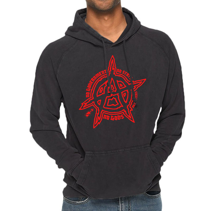 Anarchy Symbol Anarchist 70s Vintage Hoodie by zeynelntiwaam | Artistshot