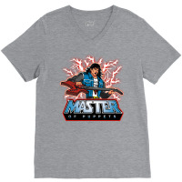 Master Of Metal Green V-neck Tee | Artistshot