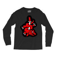 Master Of Silence Symbol Red Long Sleeve Shirts | Artistshot