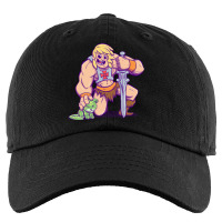 He Man And Cringer Green Kids Cap | Artistshot