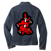 Master Of Silence Symbol Music Ladies Denim Jacket | Artistshot