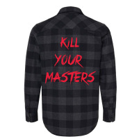 Kill Your Masters Blue Flannel Shirt | Artistshot