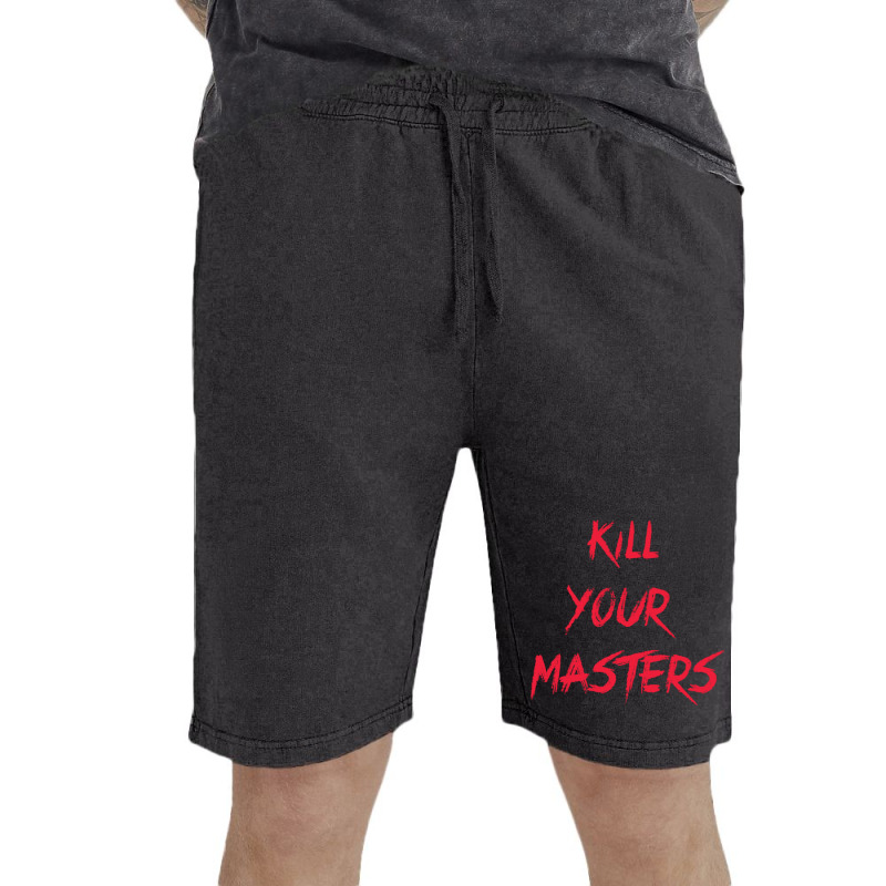 Kill Your Masters Blue Vintage Short by pertlsiuttib | Artistshot