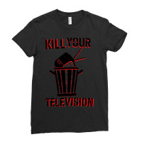 Kill Your Television 70s Ladies Fitted T-shirt | Artistshot