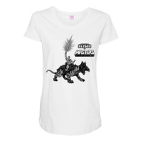 Black And White He Man Travel Maternity Scoop Neck T-shirt | Artistshot