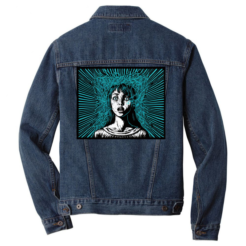 Locked In Syndrome Men Denim Jacket by Creative Corner | Artistshot