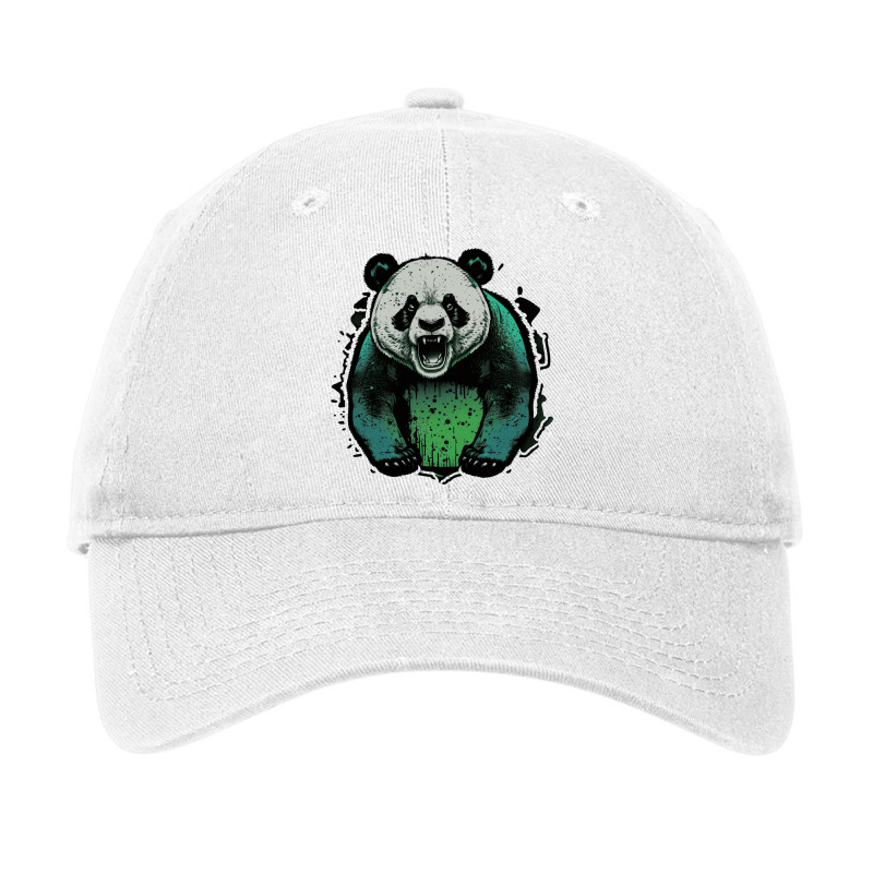 Panda Angry Adjustable Cap by YaelWorkman180 | Artistshot