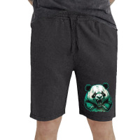 Panda Angry Vintage Short | Artistshot