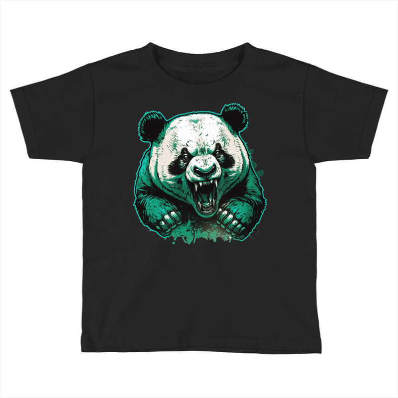 Panda Angry Toddler T-shirt by YaelWorkman180 | Artistshot