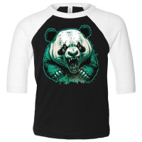 Panda Angry Toddler 3/4 Sleeve Tee | Artistshot