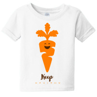 Keep Healthy      Laptop   Funny  Smile Carrot Baby Tee | Artistshot