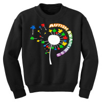 Autism Awareness T  Shirt Autism T  Shirt Autism Dandelion Flower Puzz Youth Sweatshirt | Artistshot