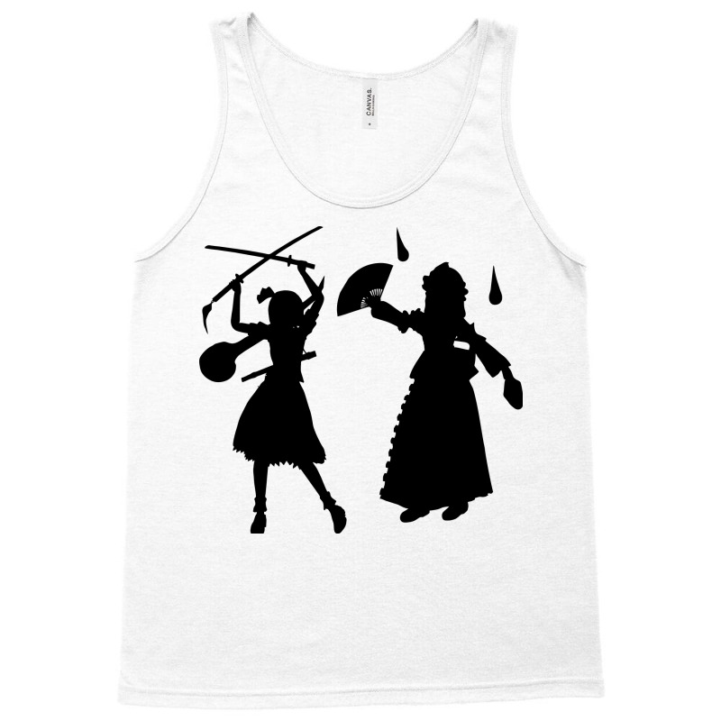 Silhouette Youmu   Touhou Tank Top by jasonciko | Artistshot