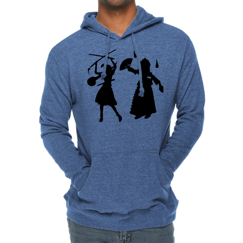 Silhouette Youmu   Touhou Lightweight Hoodie by jasonciko | Artistshot