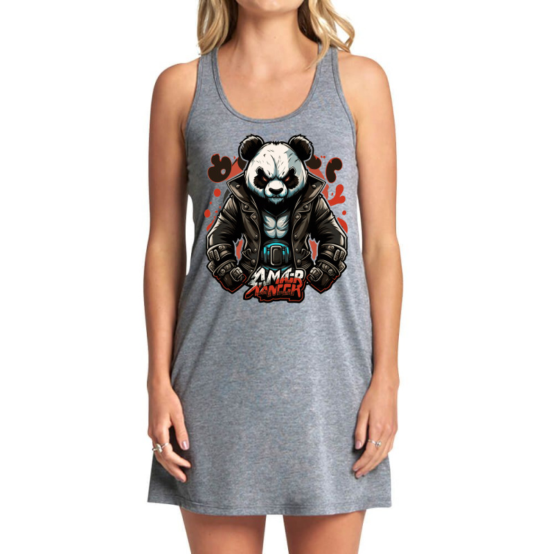 Panda Master Angry Tank Dress by Katoslass180 | Artistshot