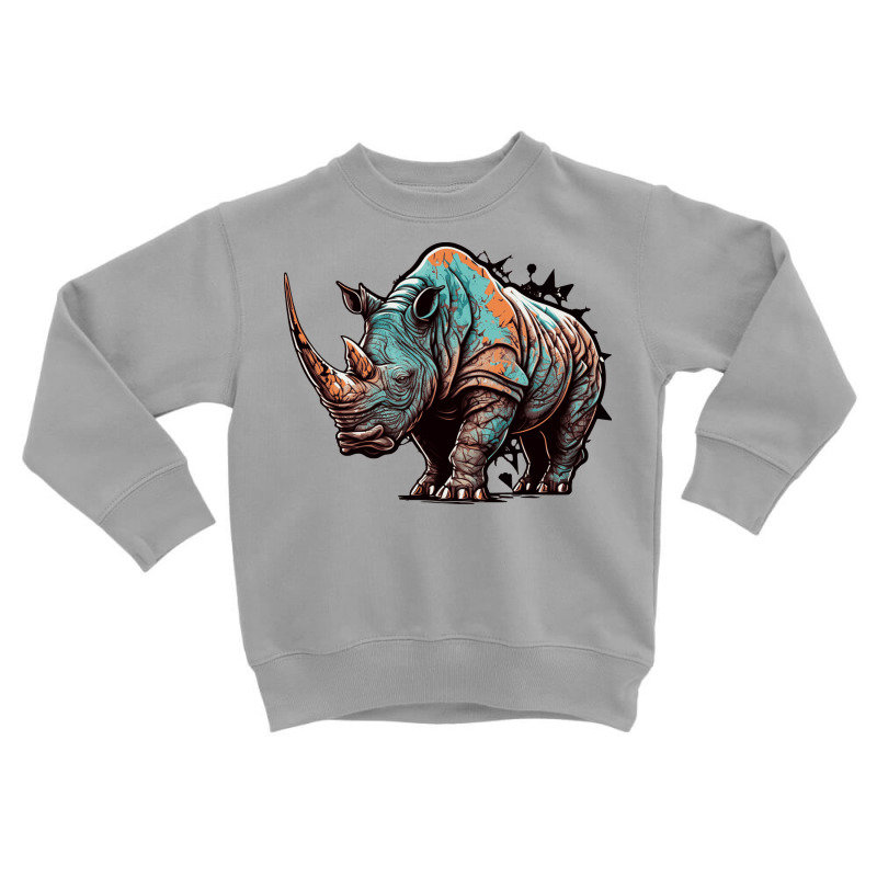 Rhinoceros Angry Toddler Sweatshirt by ConnorOlson191 | Artistshot