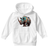 Rhinoceros Angry Youth Hoodie | Artistshot