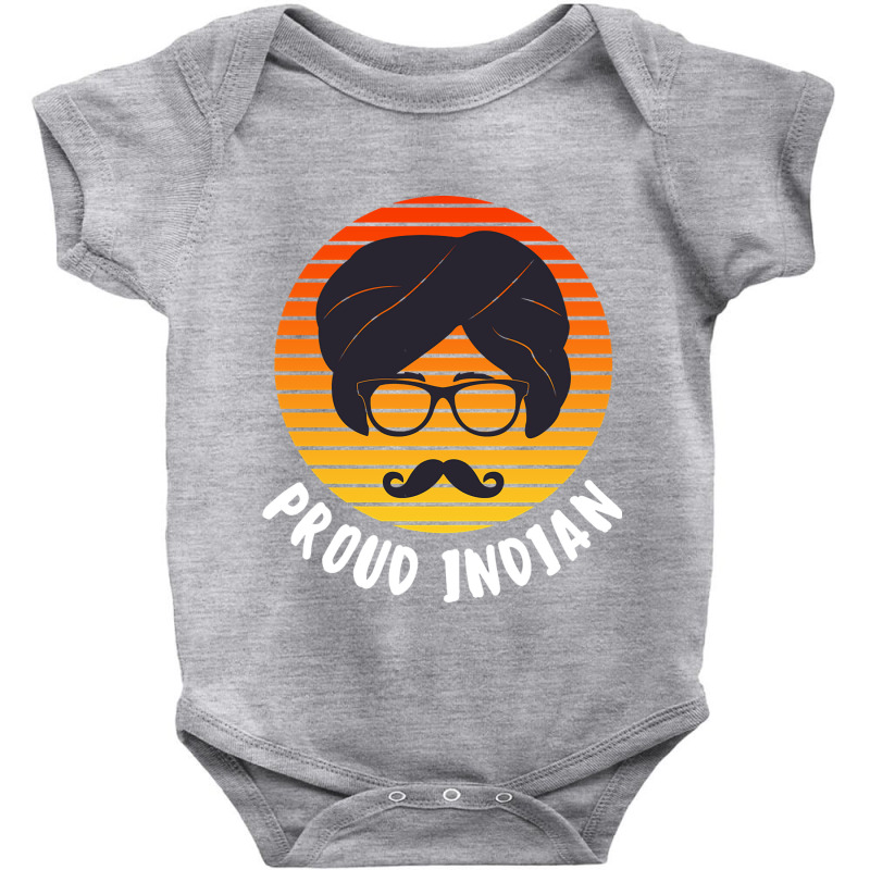 Proud Indian I Love India Baby Bodysuit by JOHN CHAVEZ | Artistshot