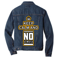 Keep Calm And Do Good Men Denim Jacket | Artistshot