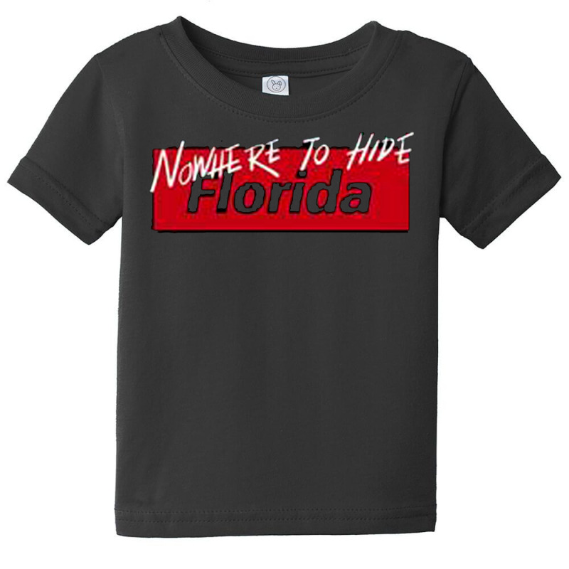 Black Casual Florida Baby Tee by marnah | Artistshot