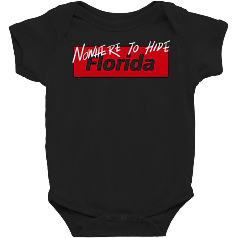 Black Casual Florida Baby Bodysuit by marnah | Artistshot