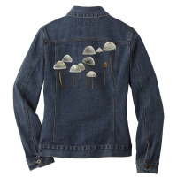 Tshirt Mushroom Ladies Denim Jacket | Artistshot