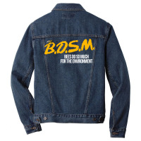 B.d.s.m. Bees Do So Much For The Environment Men Denim Jacket | Artistshot