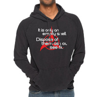 It Is Only An Empty Shell... ))(( Klingon Death Ri Vintage Hoodie | Artistshot