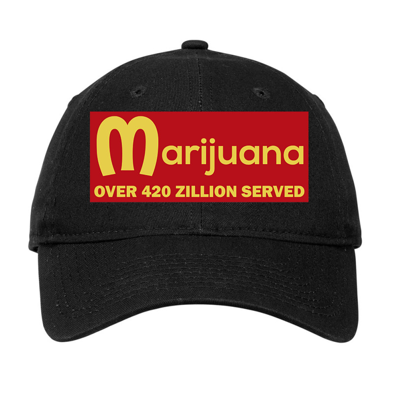 Marijuana Over 420 Zillion Served Adjustable Cap by NovaArt | Artistshot