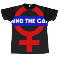 Mind The Gap  Feminist Power Symbol Design Graphic T-shirt | Artistshot