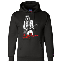 Scott Gorham  Vintage Look Design Champion Hoodie | Artistshot